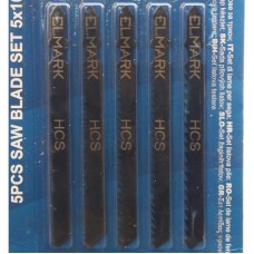 Λάμες Σέγας 5τεμ. JIGSAW για Ξύλο 598434